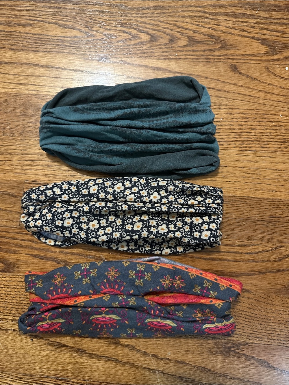 Stretch Headband Set - Teal, Navy Floral & Patterned